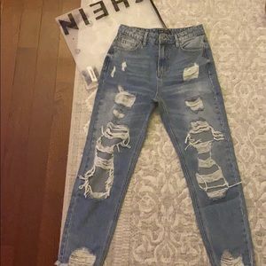 NWT SHEIN Distressed Jeans